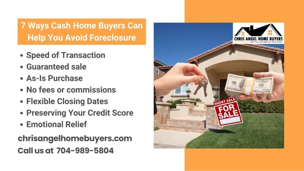 7 Ways Cash Home Buyers Can Help You Avoid Foreclosure